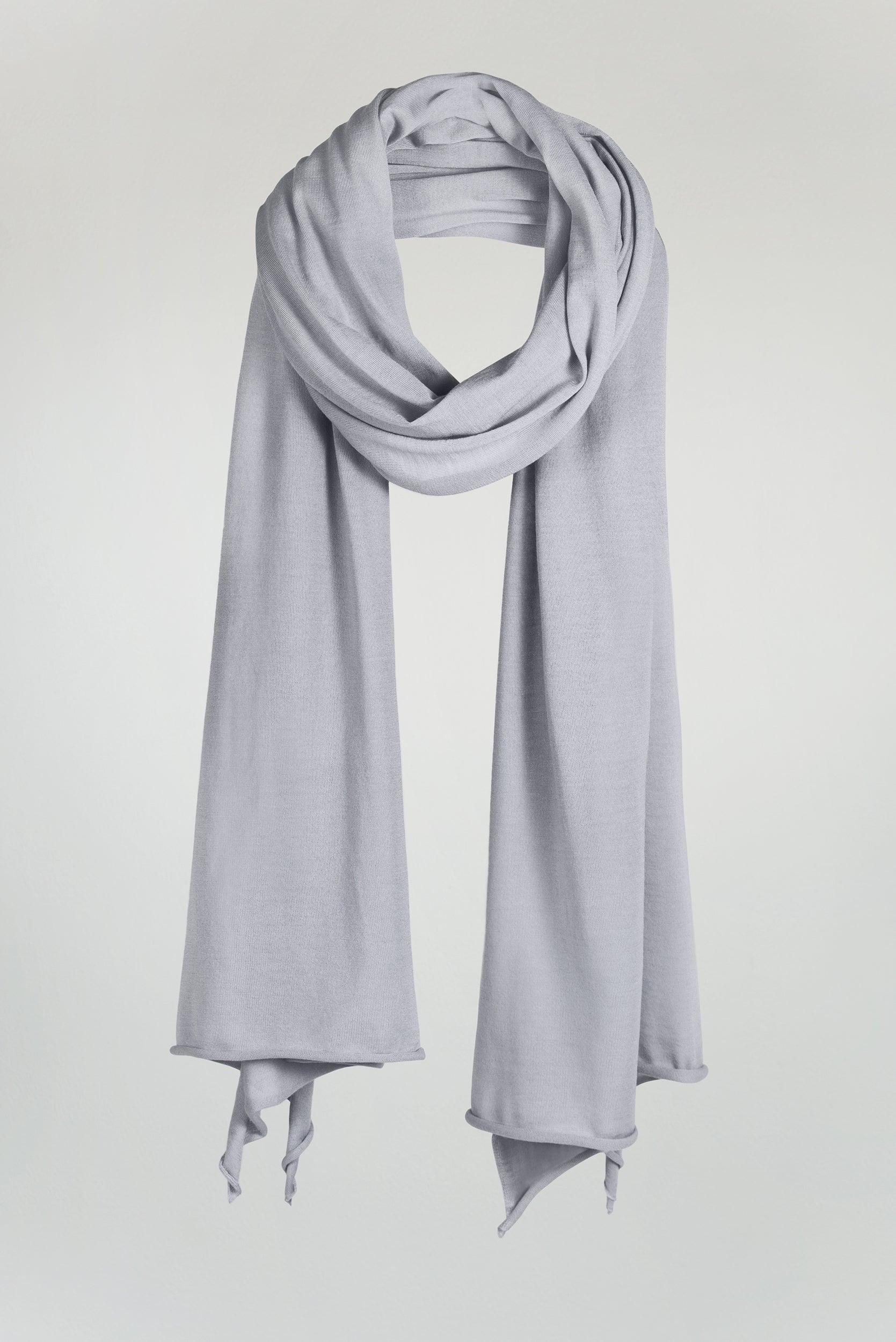 Atelier Verdi Light Steel Blue Louise Cashmere Scarf